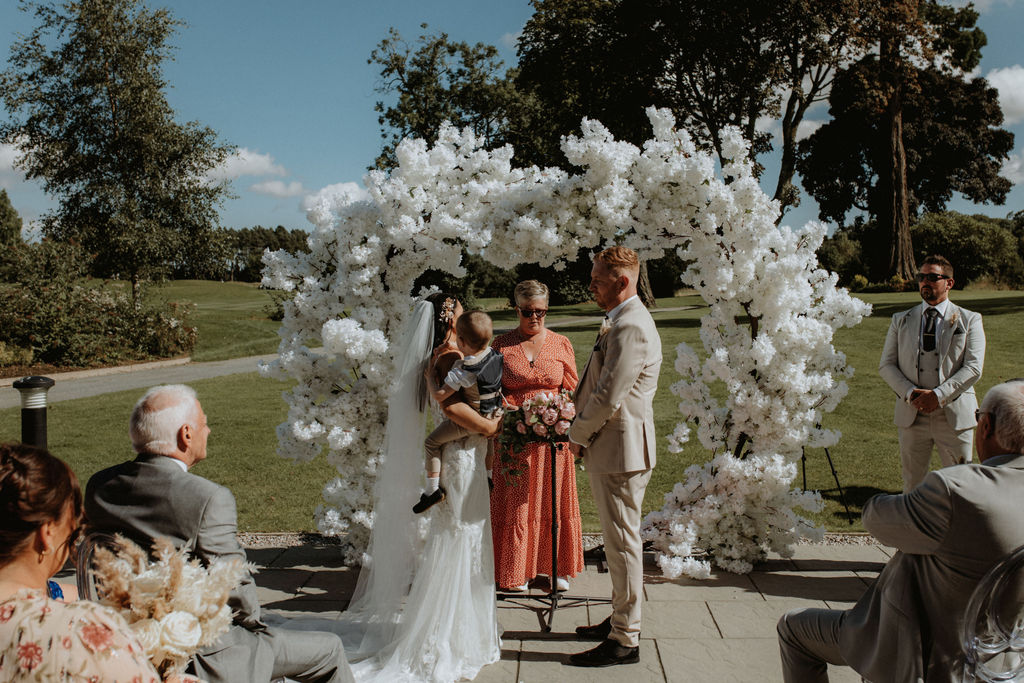 anouska and donny's wedding meldrum house hotel aberdeen with mary gibson humanist aberdeen 