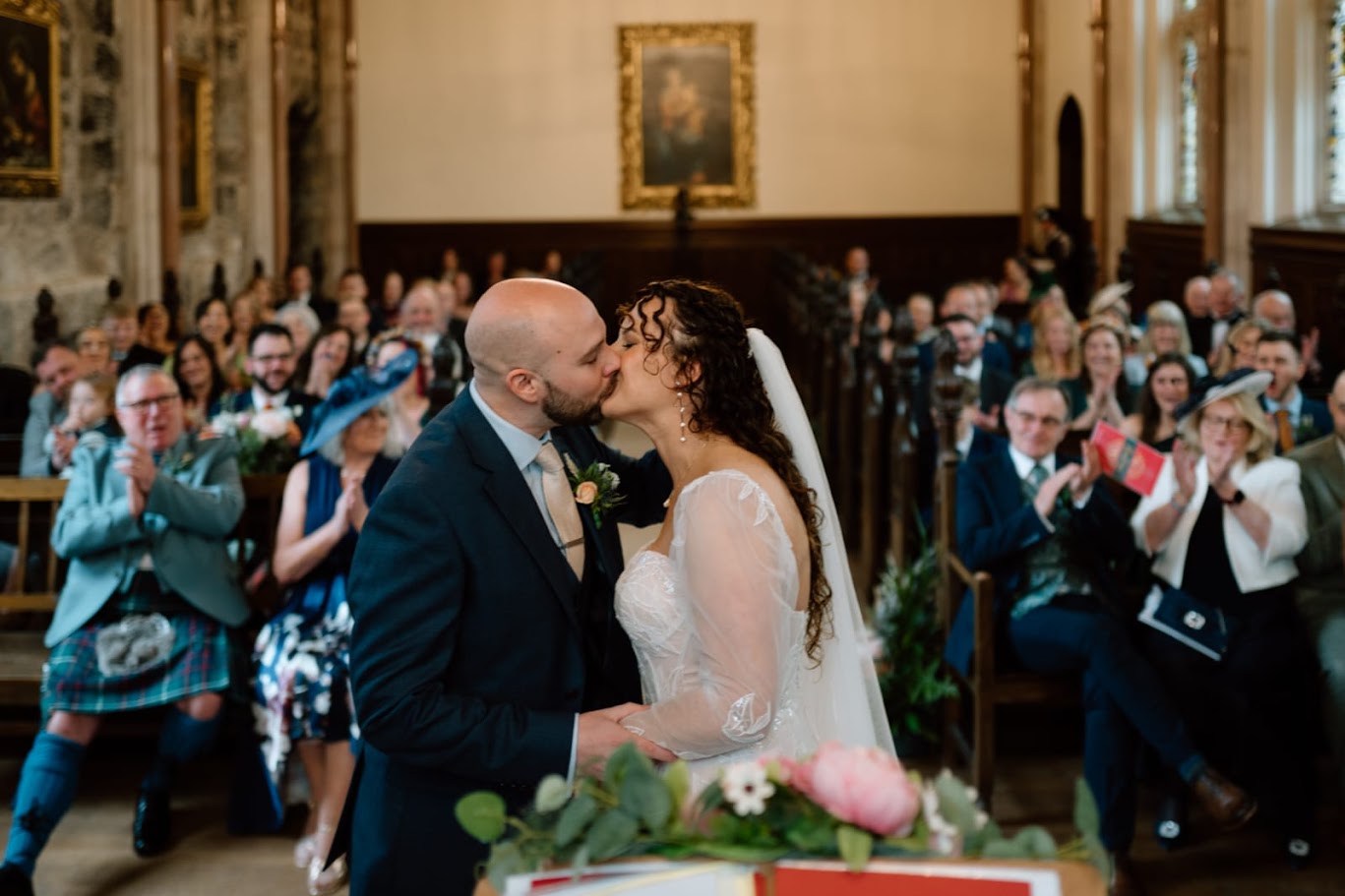 rowan and martyn's wedding at cluny castle aberdeenshire with the celebrant angel mary gibson aberdeen humanist aberdeen