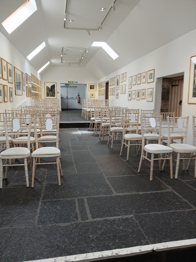 The Barn at Banchory aberdeen wedding venue with Mary Gibson the celebrant angel aberdeen humanist weddings