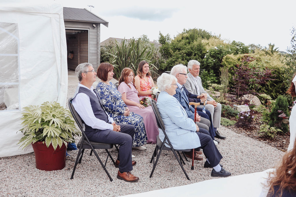 Desi and micheles wedding with mary gibson the celebrant angel aberdeen humanist weddings aberdeen