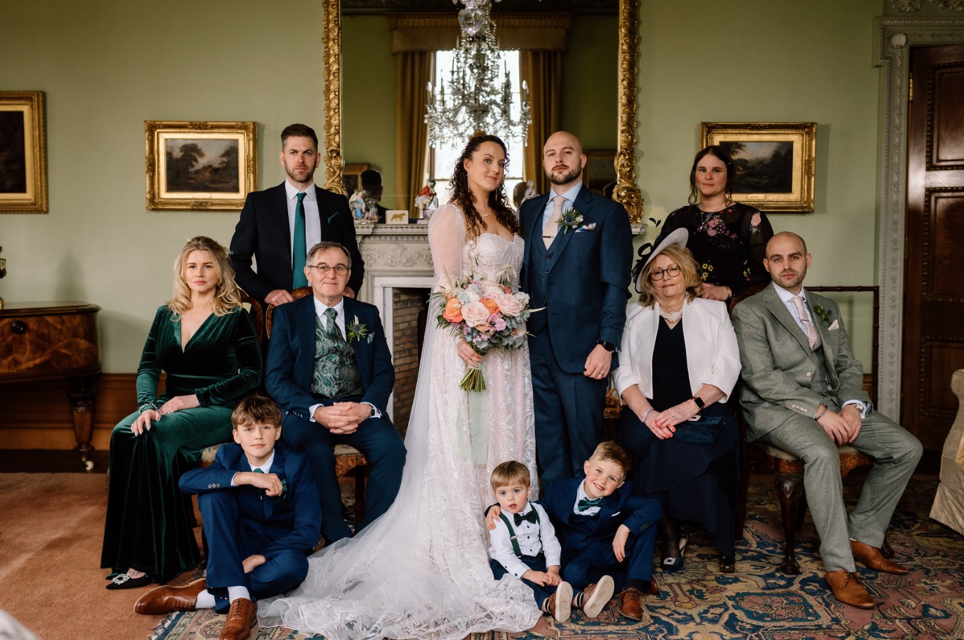 Rowan and Martyn's wedding at cluny castle with mary gibon the celebrant angel aberdeen